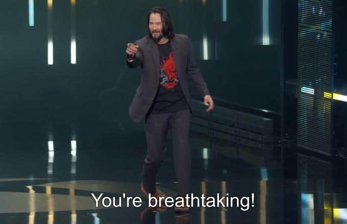 Image illustrant le meme créé sur Keanu Reeves.